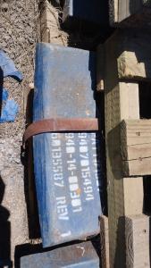 Գնդիկավոր աղացի թմբուկի մաս սև մետաղից FEED END TRUNNION LINER DRG60135587