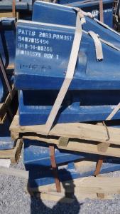 Գնդիկավոր աղացի թմբուկի մաս սև մետաղից DISCHARGE END MIDDLE LINER PN60135573