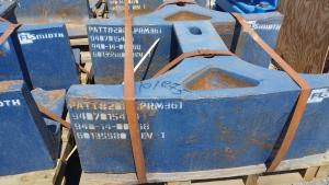 Գնդիկավոր աղացի թմբուկի մաս սև մետաղից OUTER PILP LIFTER PN60135580