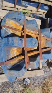 Գնդիկավոր աղացի թմբուկի մաս սև մետաղից PULP DISCHARFE TYPE 2 PN 60135576