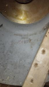 Պոմպի իրանի մաս IMPELLER 5 VANE 47.5 OD 6.5 KREBALLOY, Part N UM450-547-00MME